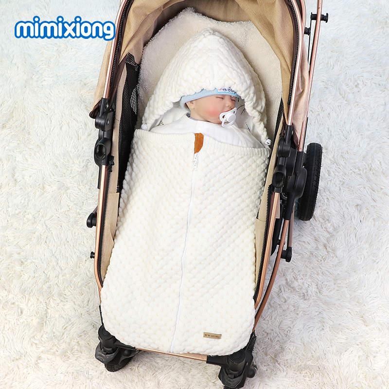 Warm Knitted Baby Sleeping Bag