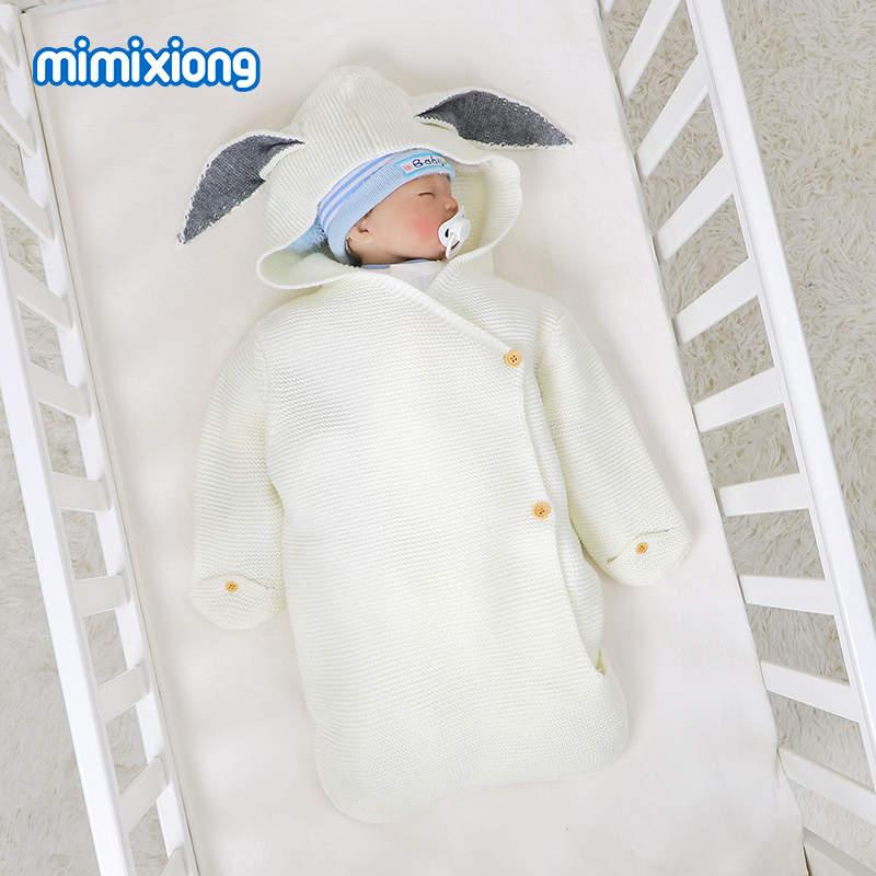 Cute bunny shape baby sleeping bag