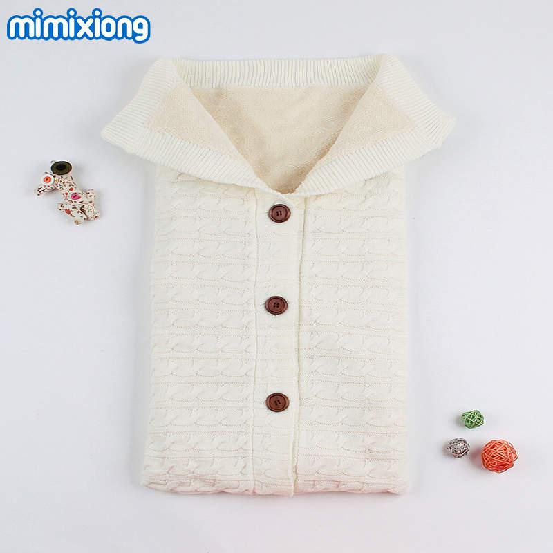 Thickened fleece baby sleeping bag