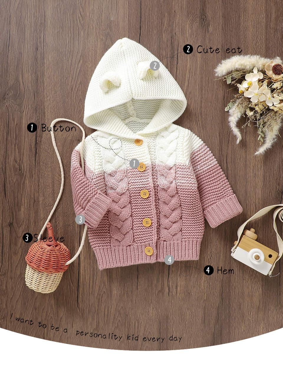 Baby Girl Strawberry Sweater