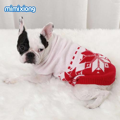 Snowflake Christmas Dog Sweater