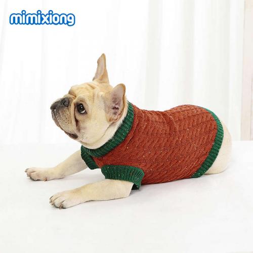 Christmas Red and Green Dog Sweater